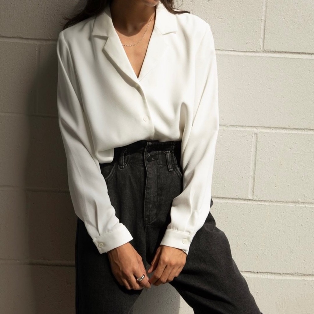 Oak+Fort collared top